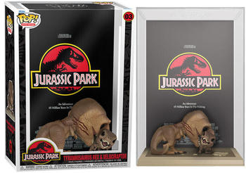 Funko Pop! Cover Movie Posters Jurassic Park - Tyrannosaurus Rex & Velociraptor