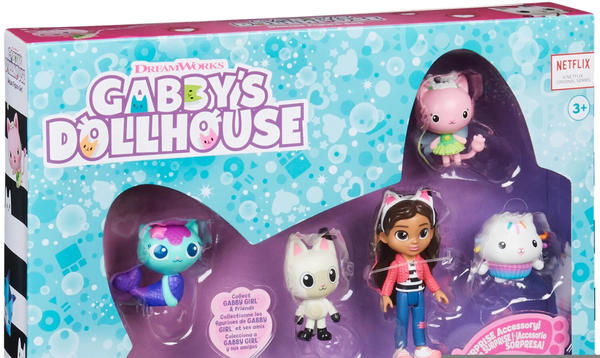 Spin Master Gabbys Puppenhaus Deluxe Geschenkset mit Spielfiguren und Überraschungszubehör