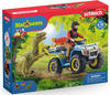 Schleich® Spielzeug-Quad »DINOSAURS, Flucht auf Quad vor Velociraptor (41466)«,