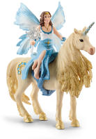 Schleich Spielfigur "BAYALA, Eyelas Ausritt auf Goldeinhorn (42508)"