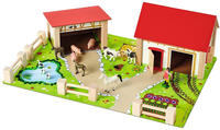 Eichhorn 100004309, Eichhorn Houten Boerderij met Accessoires, 20dlg. (100004309)