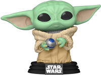 Funko 51131, Figur Star Wars: The Book of Boba Fett - Grogu with Armor (Funko POP!
