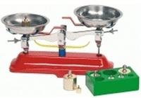 Goki 51891, Goki Waagen + Gewichte (51891) Rot/Silber