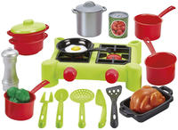 Ecoiffier 2649, Ecoiffier - 100% Chef Stove 12pcs.