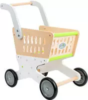 small-foot Kaufladen-Zubeh&ouml;r 11161, Einkaufswagen Trend, aus Holz
