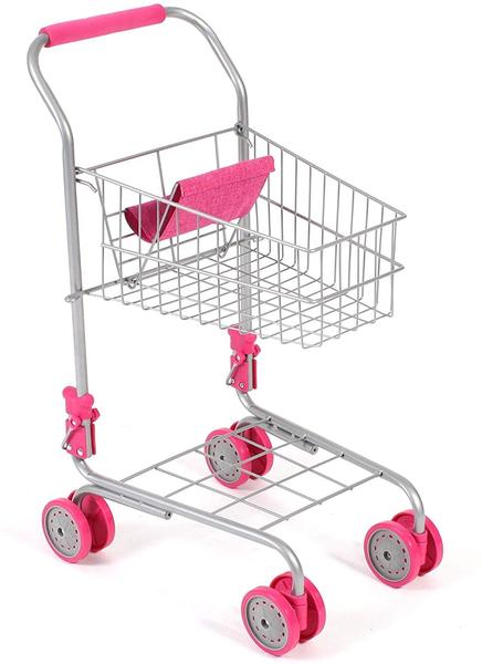 Bayer-Chic Spiel-Einkaufswagen mit Puppensitz pink