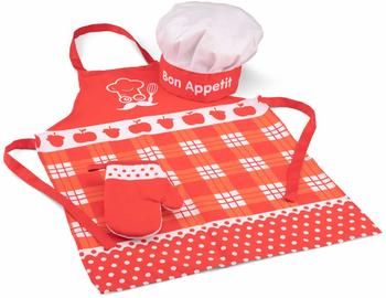New Classic Toys 10680 Apron-Red, Rot