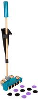 Small Foot 11735, Small Foot - Wooden Vacuum Cleaner with Colored Velcro Dots 12dlg.