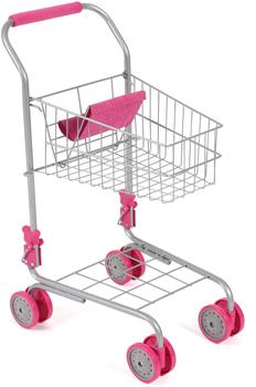 Bayer Chic 2000 CHIC2000 Spiel-Einkaufswagen Pink, mit Puppensitz