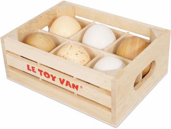 Le Toy Van Spiel-Lebensmittel in Kiste aus Holz