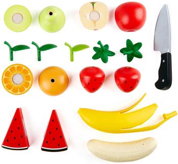 HaPe Obst-Set, aus Holz; für Kaufladen oder Kinderküche