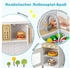 Costway Holz Kinderküche mit Mikrowelle, Herd, Spüle & Backofen weiß
