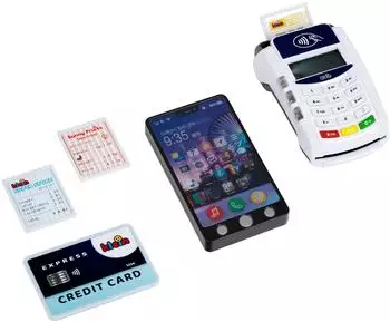 klein toys Spielkasse PoS Terminal und Smartphone, mit Licht und Sound