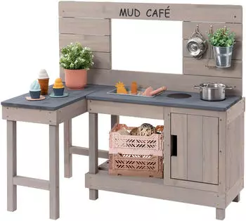 Muddy Buddy Matschk&uuml;che Mud Caf&eacute; warmgrau