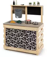 MUDDY BUDDY Outdoor-Spielk&uuml;che "Big Leo" natur - warmgrau