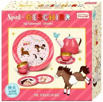 Die Spiegelburg Spielgeschirr "Mein kleiner Ponyhof" 14-teilig (18382)