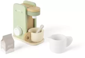 Dantoy Kaffeemaschinen-Set aus Holz, Rollenspiel, ab 3 Jahren (4772)