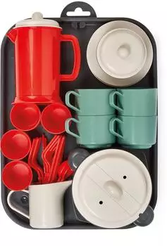 Ecoiffier 100% Chef Tee- und Tafelservice, Rollenspiel für Kinder (10972)