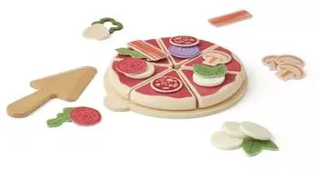 Kids Concept Kids Hub Pizza-Set Spielzeug, mehrfarbig (1000547)