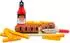Tanner Goods Bratwurst mit Pommes und Ketchup, Holz, FSC (0621.6)
