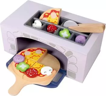 Bayer-Chic Kinder-Pizzaofen aus Holz mit Zubeh&ouml;r (285-10)