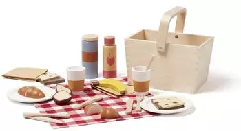 Kids Concept Picknick-Set Kid's Hub, Holz, 24-teilig