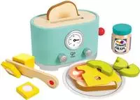 Hape Kinder-Toaster "Kling, Pop-Up-Toaster-Set" aus Holz