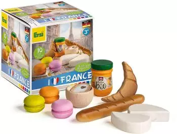 Erzi Sortierung Frankreich aus Holz, Kaufladenartikel f&uuml;r Kinder (28146)