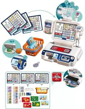 klein toys My Market Selbstbedienungskassenstation mit Licht und Sound (7265)