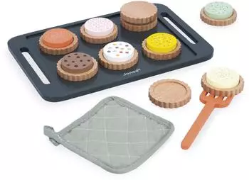 Janod Atelier Biscuits "Mamie Soleil" Holz Backset, 21-teilig (J06643)