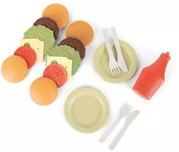Dantoy Bioplast Burger-Set, 19-teilig (5605)