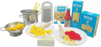 Tanner Goods De Cecco Pasta Set, 16-teilig, Holz/Metall/Filz