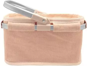 Tanner Goods Cord-Tragekorb "Peach Blossom" für Kinderkaufladen (5006.6)