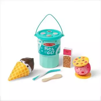 Melissa & Doug Play to Go Eis Spielzeug-Reiseset, 11-teilig (6075908)