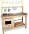 Small Foot Design Matschküche und Kaufladen 2-in-1 aus Holz (12790)