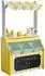 Teamson Kids Sunny Citrus Limonadenstand Holzspielset mit Zubehör, gelb (T-PF-0025-00A)