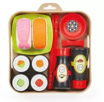 Ecoiffier Sushi Spielset, 14 Teile, ab 18 Monaten (909)