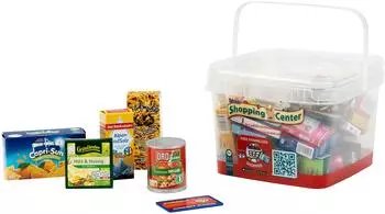 klein toys Kleine Box mit deutschen Produkten, Kaufladen-Zubehör (7214)