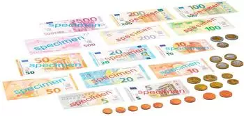 Wissner Euro-Spielgeld Set Banknoten & M&uuml;nzen, 44-teilig (080645.000)