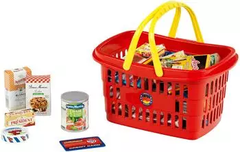 klein toys Einkaufskorb mit französischen Produkten, ab 2 Jahren (7219)