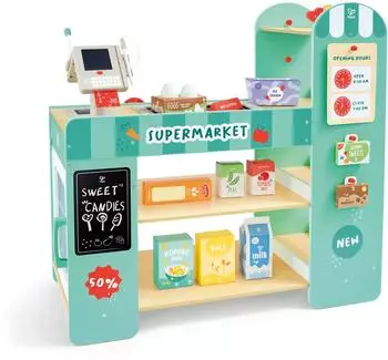 HaPe Smarter Supermarkt aus Holz mit Zubeh&ouml;r (E3233)