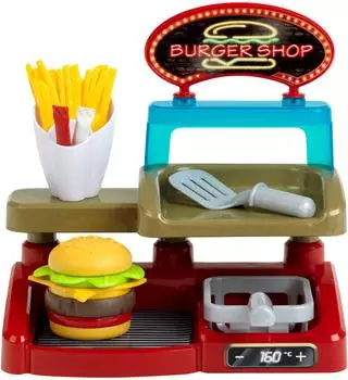 klein toys Burger Station Spielset, Rollenspiel, ab 3 Jahren (7336)