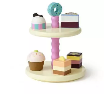 Kids Concept Kuchenplatte mit Kuchen, 9-teilig (1001088)
