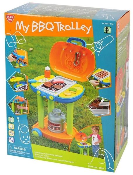 Playgo My BBQ Grill-Trolley