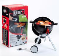 Klein Kinder-K&uuml;chenset "Weber Spiel-Kugelgrill One Touch Premium" mit Licht und