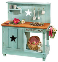 MUDDY BUDDY Outdoor-Spielk&uuml;che "Adventurer Star" Matschk&uuml;che, petrolblau