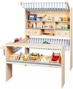 Pinolino Marktstand Lucy grau