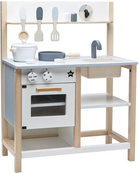 Kids Concept Spielküche mit Backofen weißg/grau