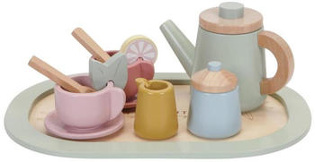 Little Dutch Holz Tee-Set mint/rosa/gelb/blau