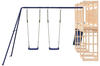 vidaXL Spielturm Massivholz Kiefer 314 x 535 x 207 cm (3157039)